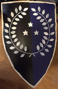 Finished shield front